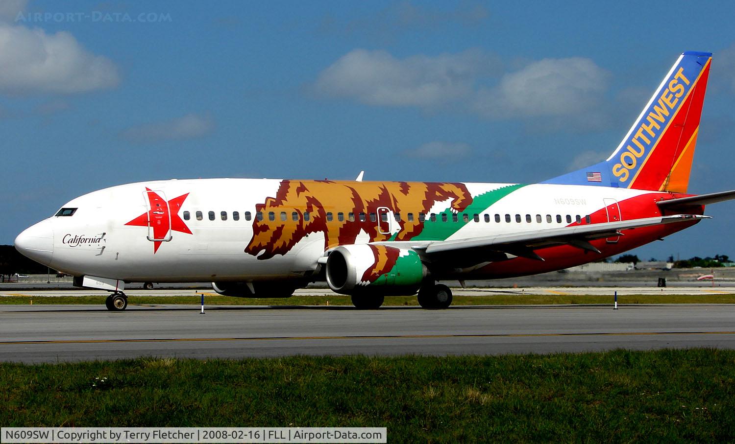 N609SW, 1995 Boeing 737-3H4 C/N 27929, Southwest B737 logojet at FLL