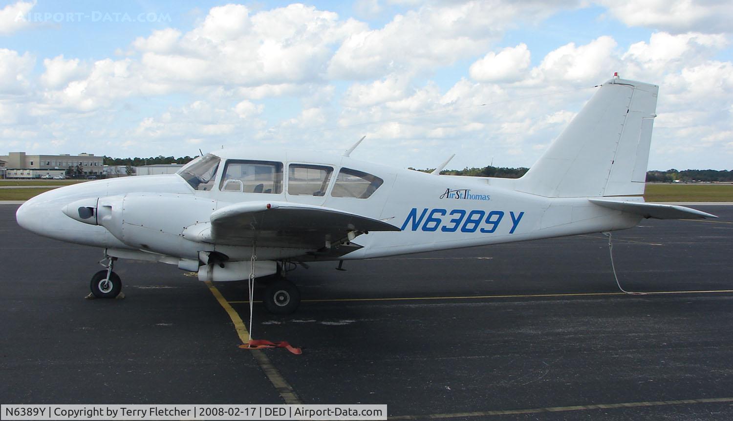N6389Y, Piper PA-23-250 C/N 27-3675, Piper PA-23-250 at Deland , Florida
