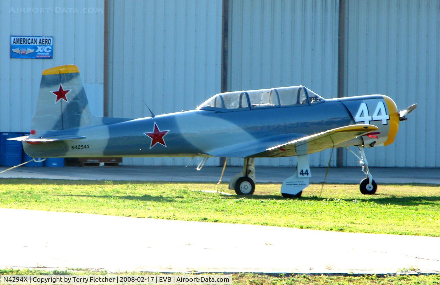 N4294X, 1968 Nanchang CJ-6A C/N 2532060, Nanchang CJ-6A at New Smyrna Beach