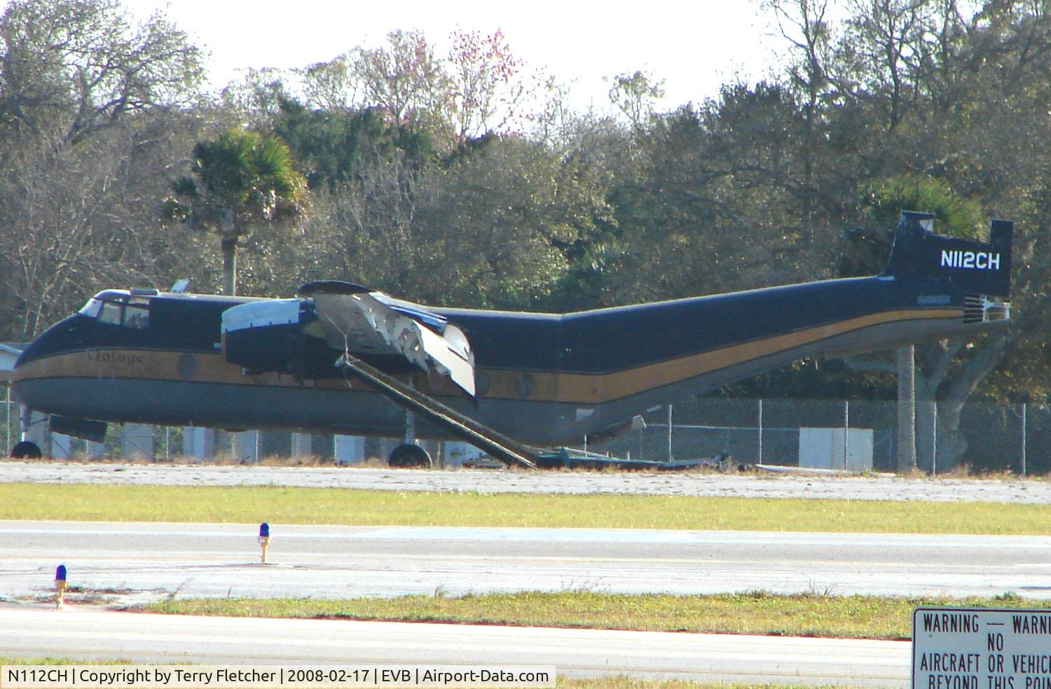 N112CH, 1963 De Havilland Canada DHC-4A Caribou C/N 97, 45 year old DHC-4A Caribou WFU at New Smyrna Beach