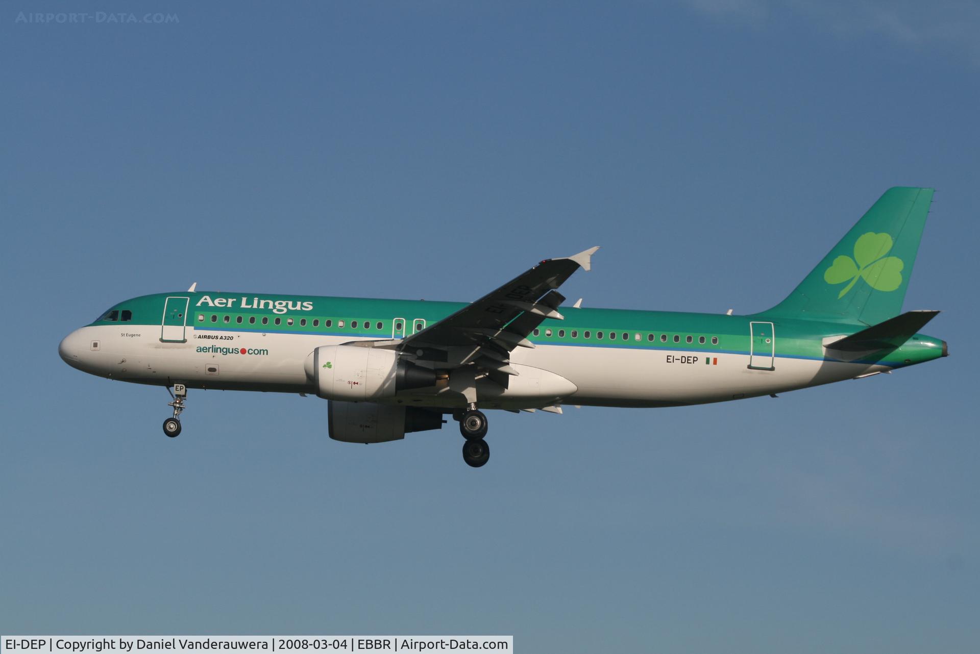 EI-DEP, 2005 Airbus A320-214 C/N 2542, arrival of flight EI630 to rwy 25L