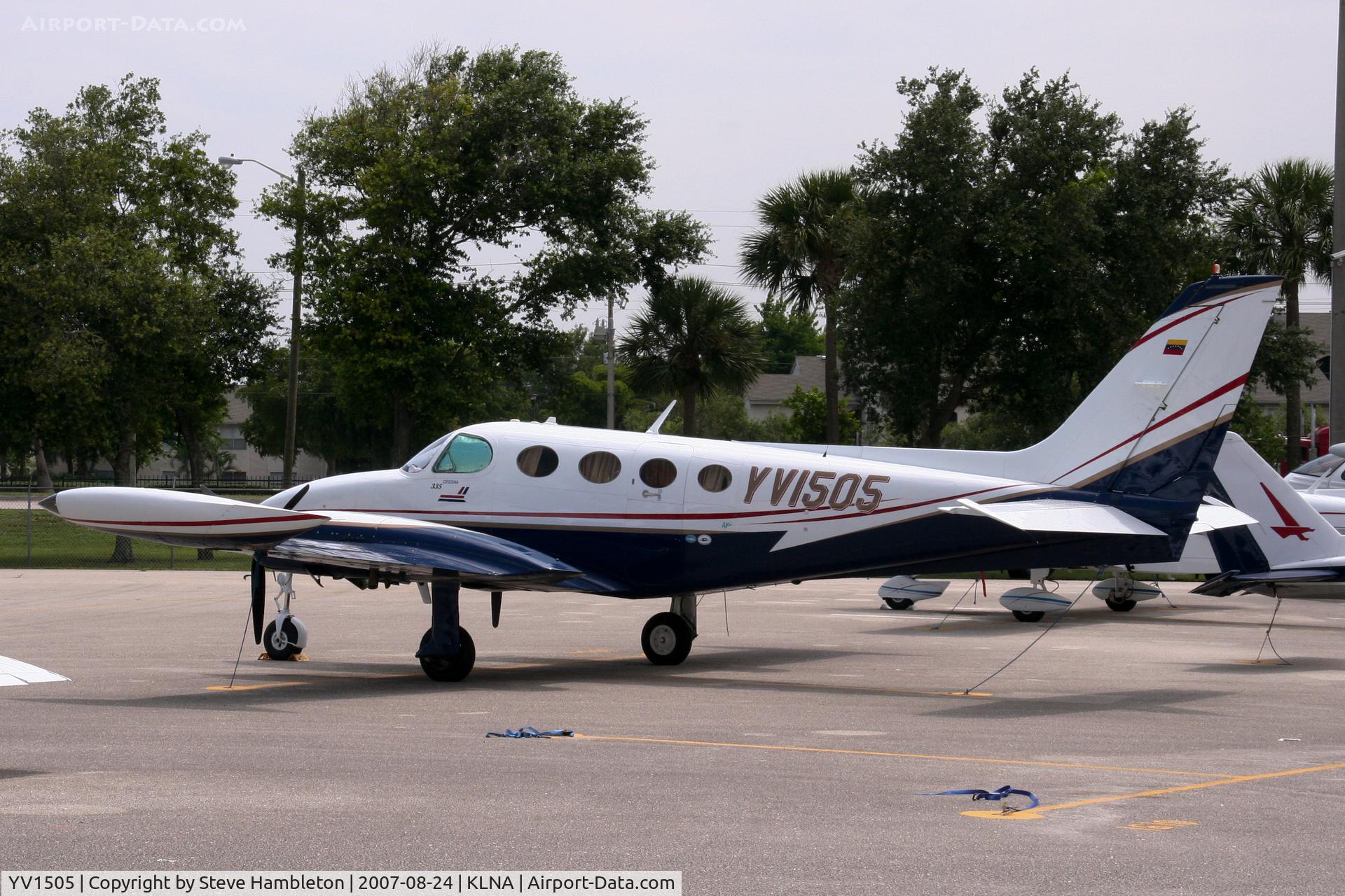 YV1505, 1979 Cessna 335 C/N 335-0031, Cessna 335 at Lantana, FL