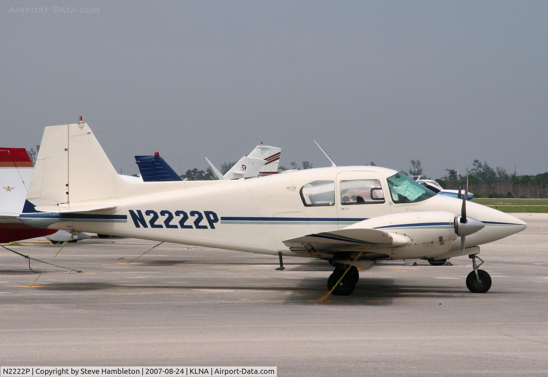 N2222P, 1956 Piper PA-23-150 Apache C/N 23-831, 1950s PA-23 at Lantana, FL