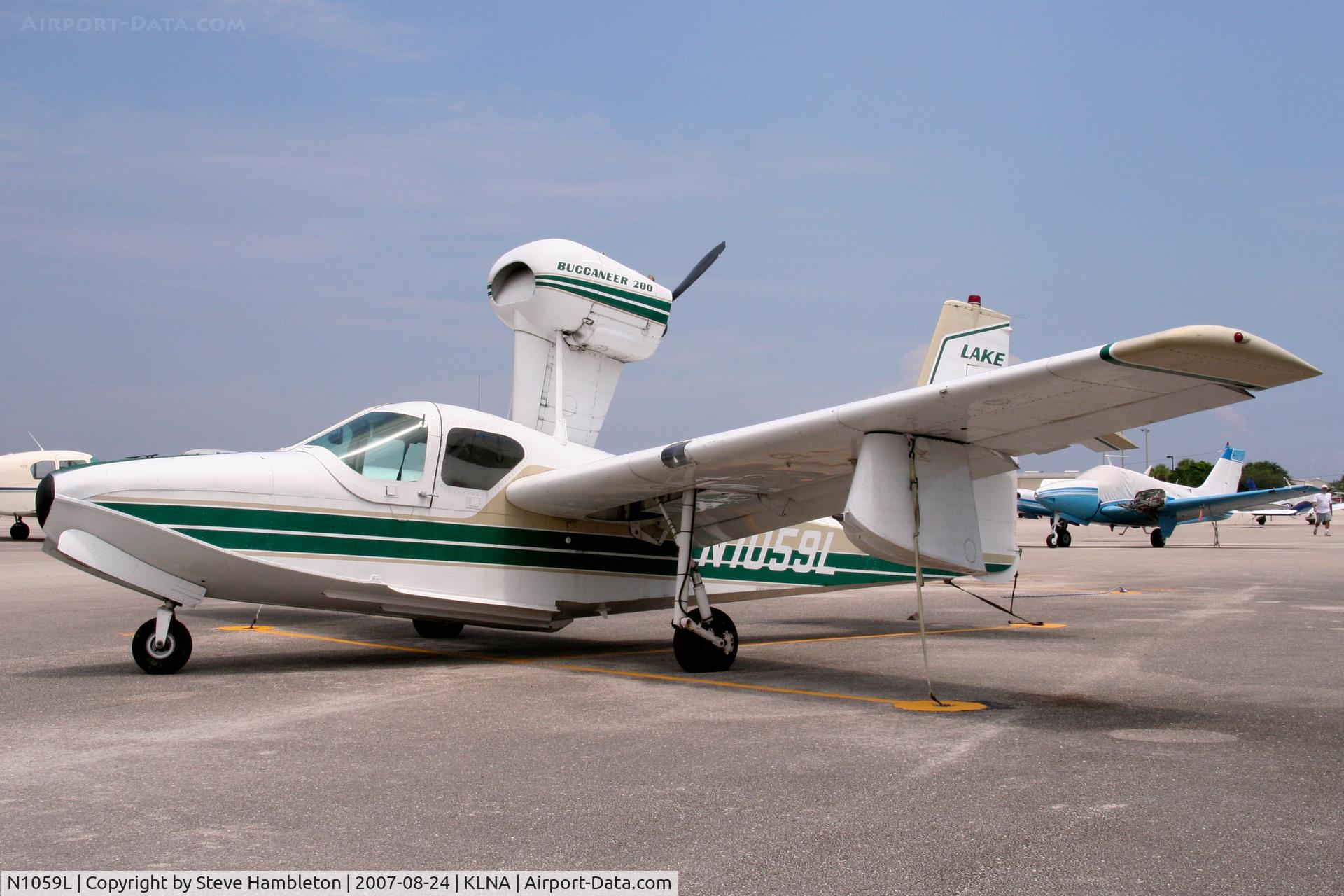 N1059L, 1974 Lake LA-4-200 Buccaneer C/N 652, Lake La-42 at Lantana, FL