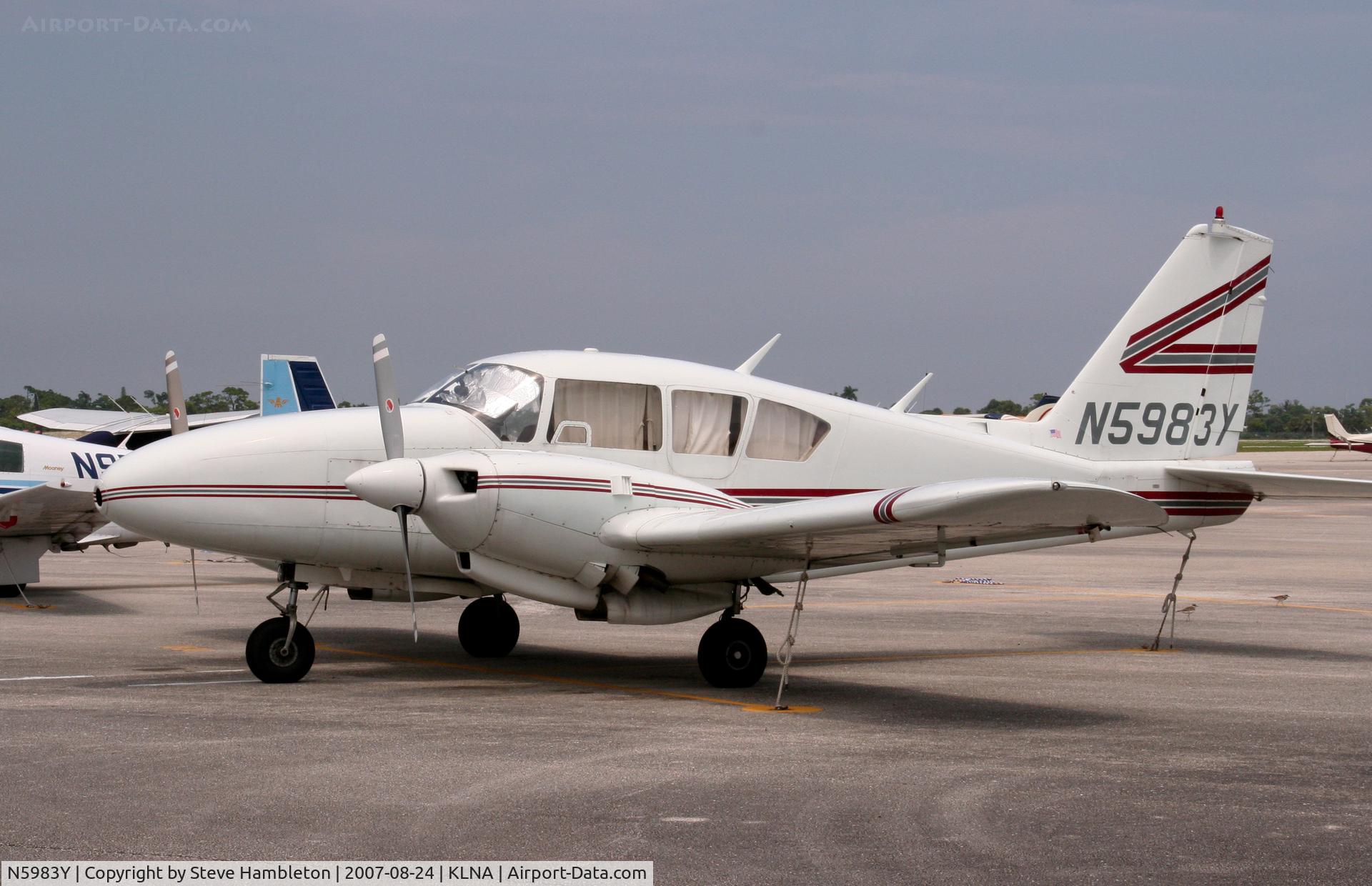 N5983Y, 1966 Piper PA-23-250 C/N 27-3156, 1960s PA-23 at Lantana, FL