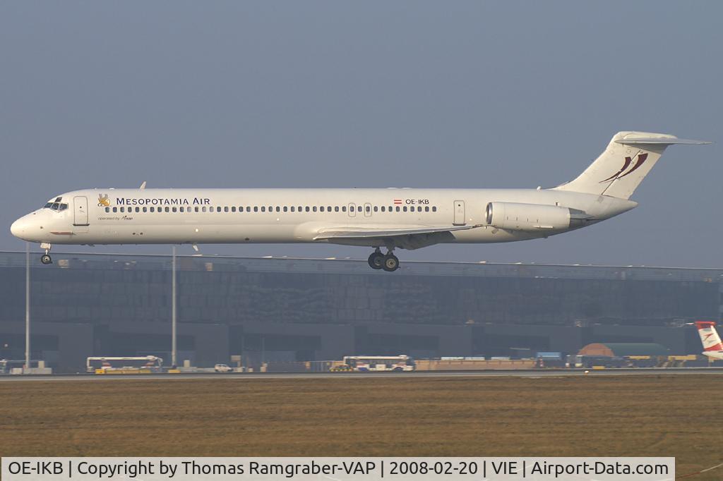 OE-IKB, 1986 McDonnell Douglas MD-83 (DC-9-83) C/N 49448, Mesopotamia Air MDD MD80