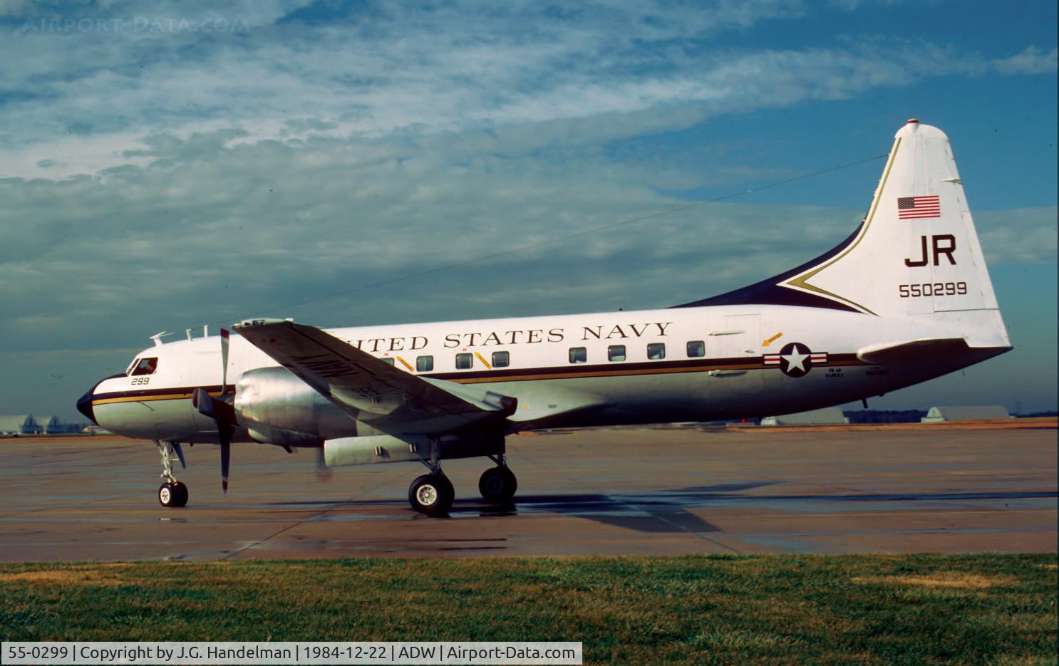 55-0299, 1956 Convair VC-131H Samaritan C/N 326, VC-131H @ NAF Washington/ADW