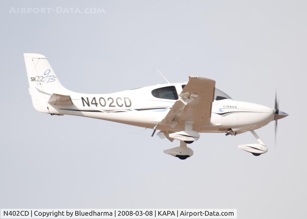 N402CD, 2005 Cirrus SR22 GTS C/N 1431, Approach to 35R