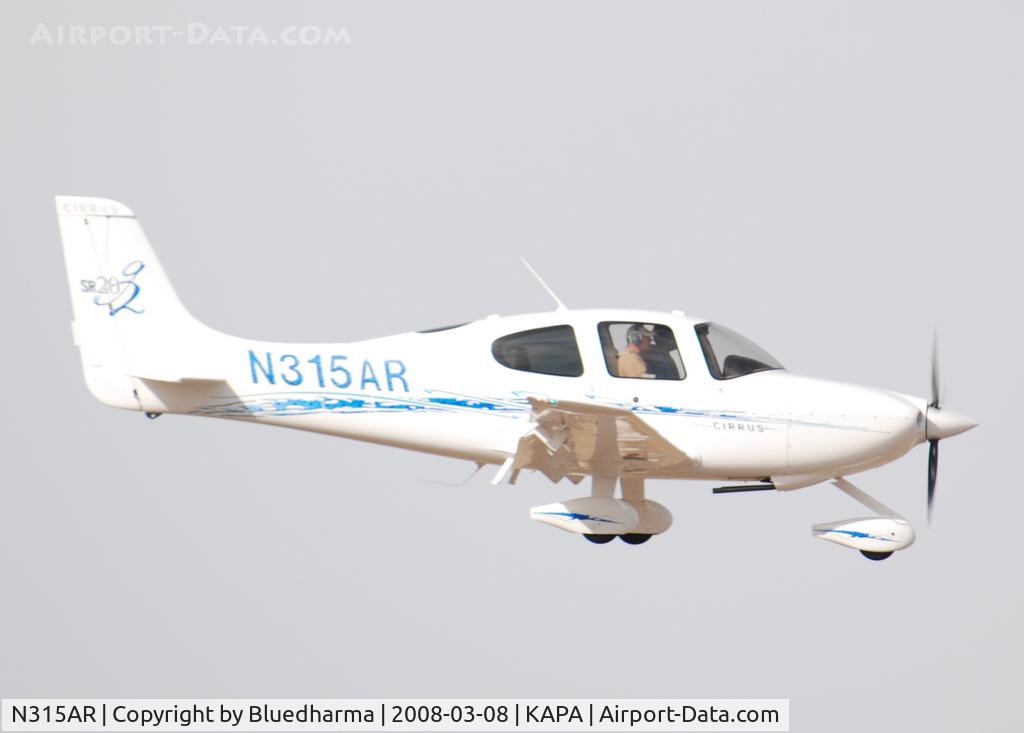 N315AR, 2007 Cirrus SR20 G2 C/N 1860, Approach to 35R