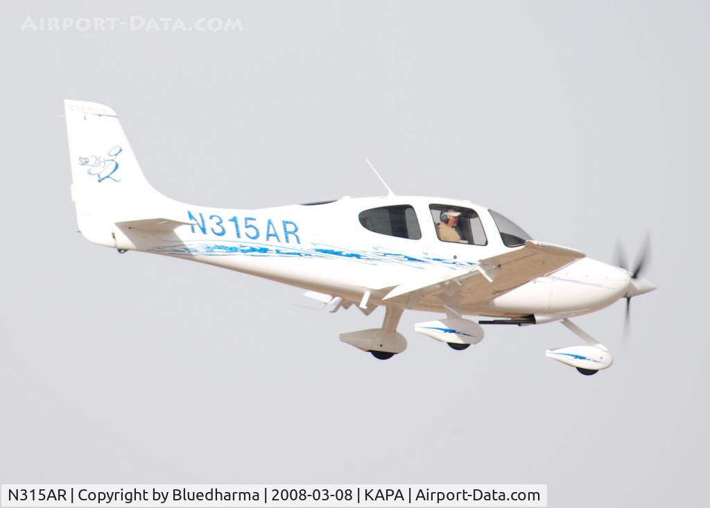 N315AR, 2007 Cirrus SR20 G2 C/N 1860, Approach to 35R