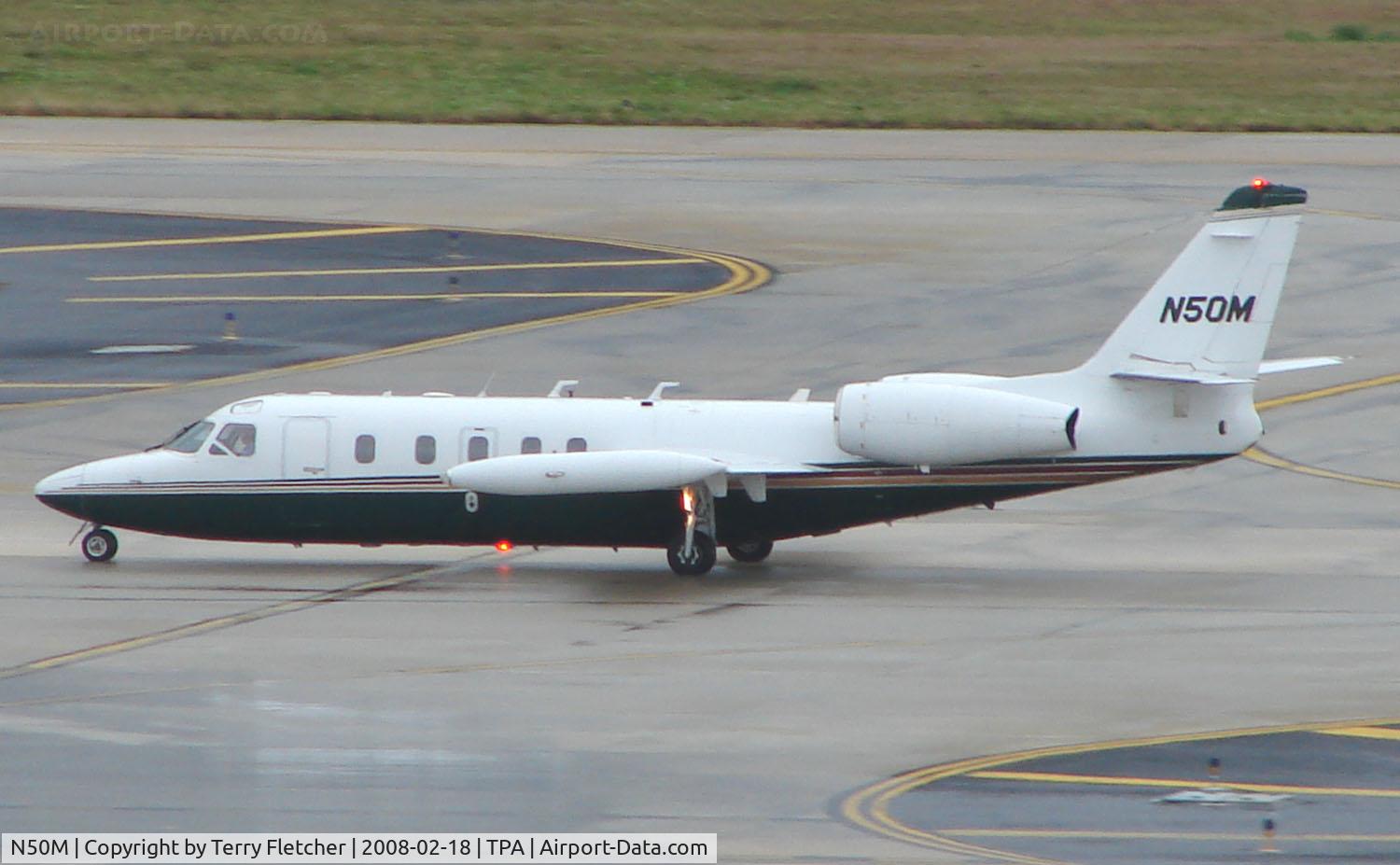 N50M, 1981 Israel Aircraft Industries 1124 C/N 327, Westwind arrives at Tampa