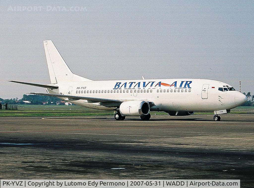 PK-YVZ, 1986 Boeing 737-3B7 C/N 23317, Batavia