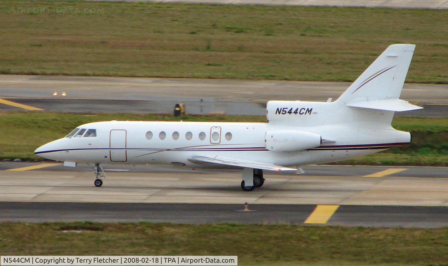 N544CM, 1987 Dassault Falcon 50 C/N 173, Falcon 50 at Tampa
