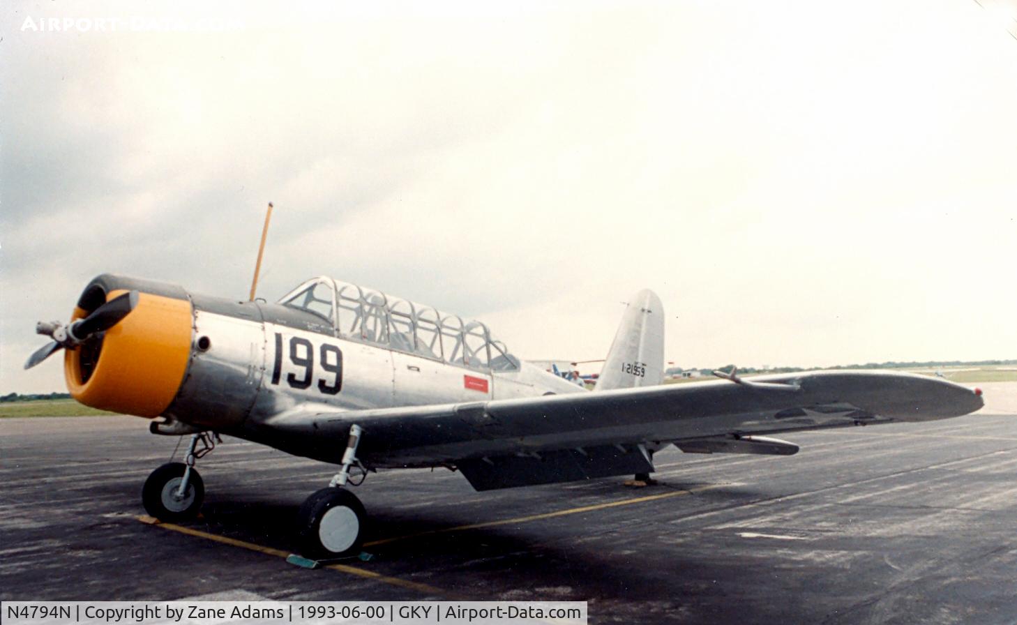 N4794N, 1942 Consolidated Vultee BT-13A C/N 5798, At Arlington Municipal