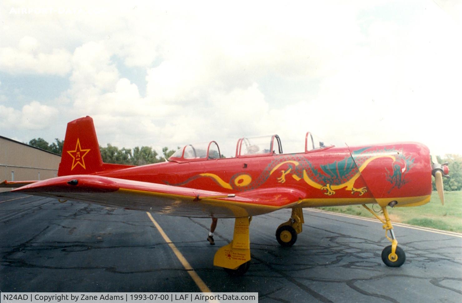 N24AD, 1981 Nanchang CJ-6A C/N 3632022, Chinese copy of the Yak 18