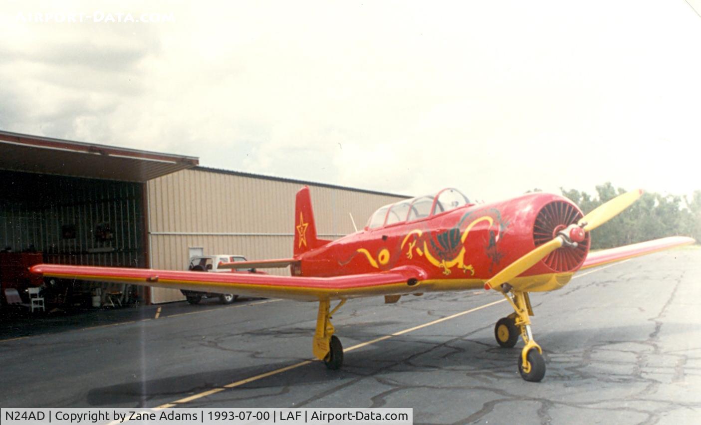N24AD, 1981 Nanchang CJ-6A C/N 3632022, Chinese copy of the Yak 18