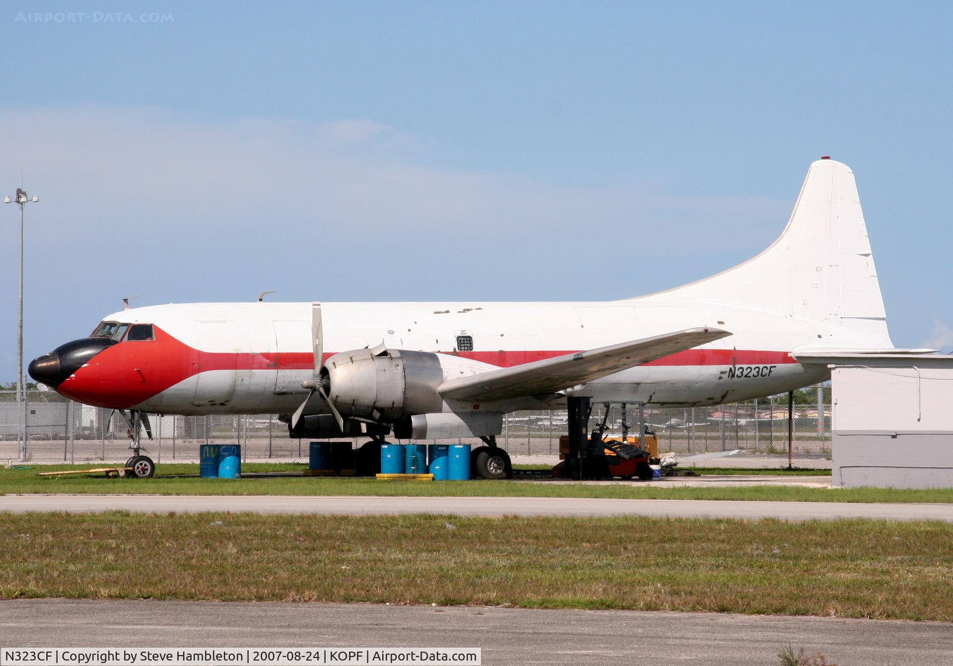N323CF, 1985 Convair 440 Metropolitan C/N 323, Convair 440 at Opa Locka, FL
