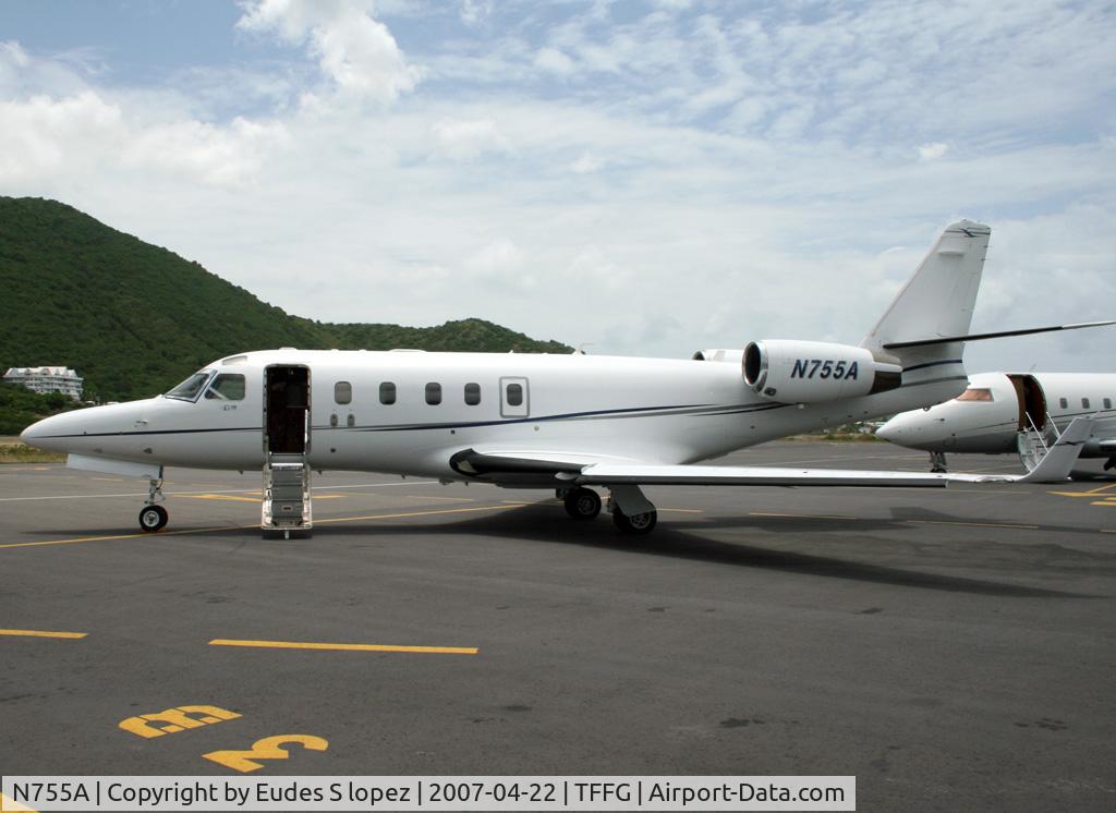 N755A, 1998 Israel Aircraft Industries ASTRA SPX C/N 103, Park at Grand Case, N.A.