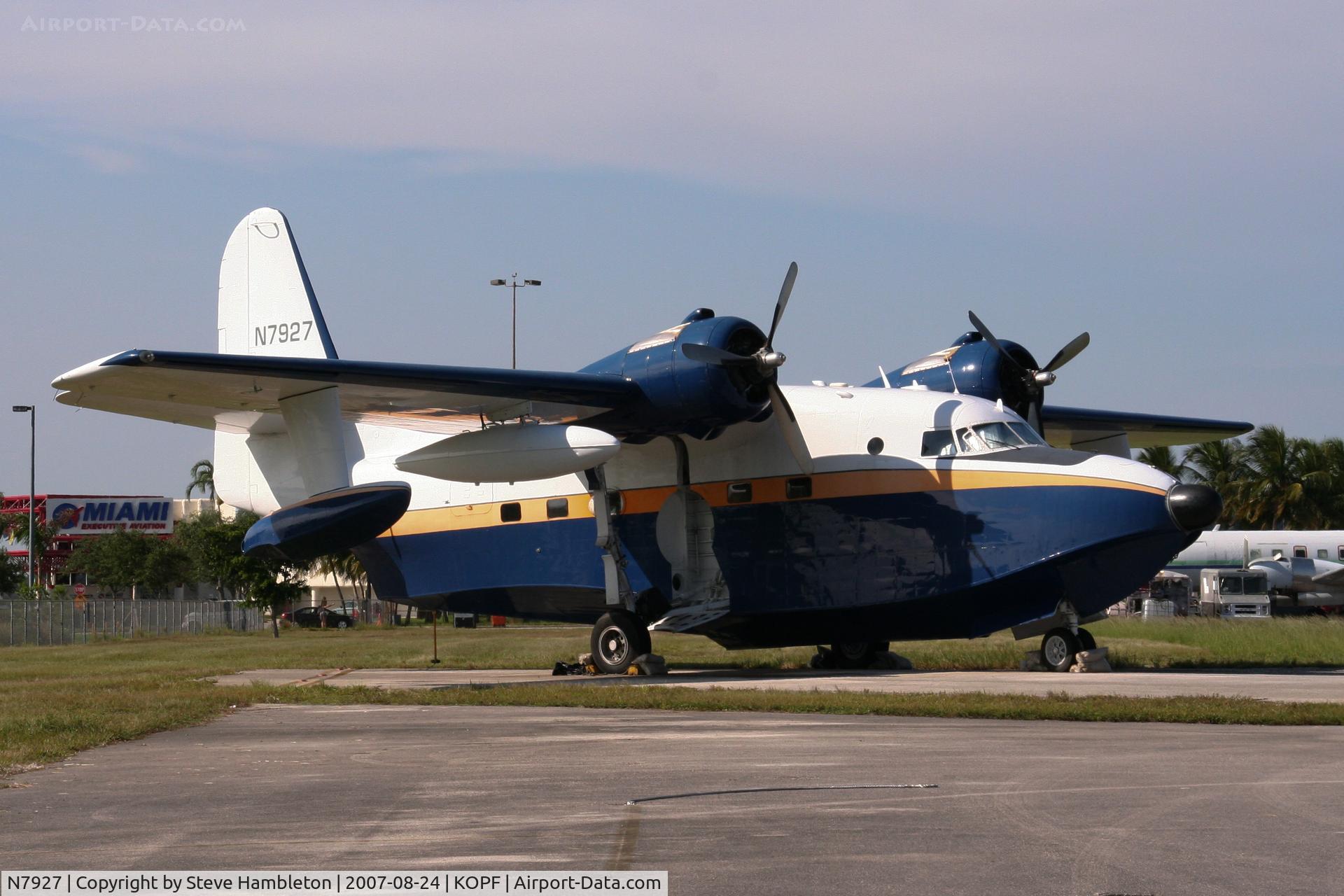 N7927, 1955 Grumman HU-16C (UF-1) Albatross C/N G-400, Smart Grumman  HU-16 at Opa Locka