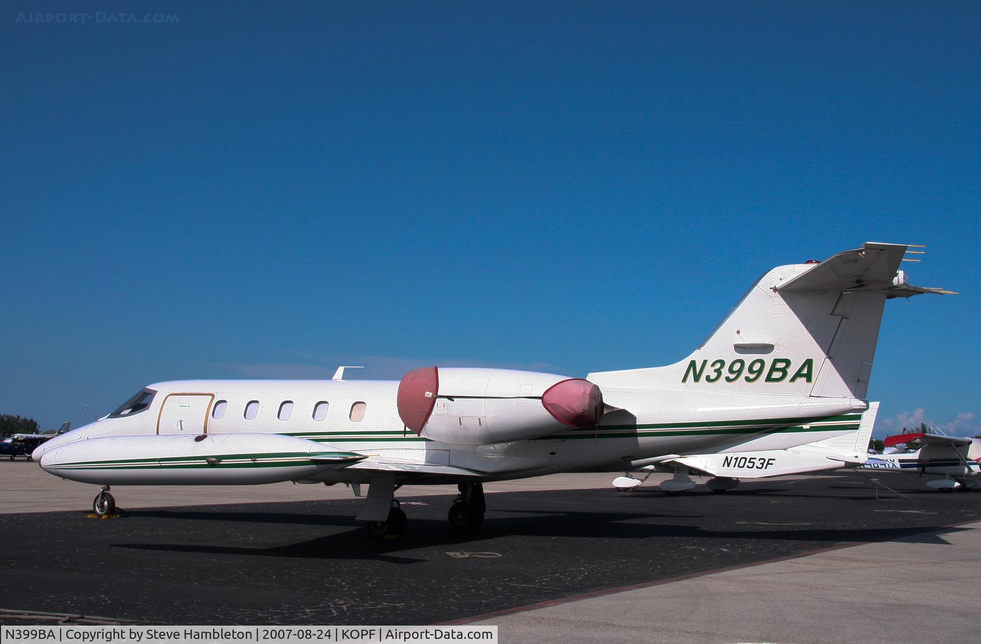 N399BA, 1980 Gates Learjet 35A C/N 371, Lear 35A belonging to Bankair