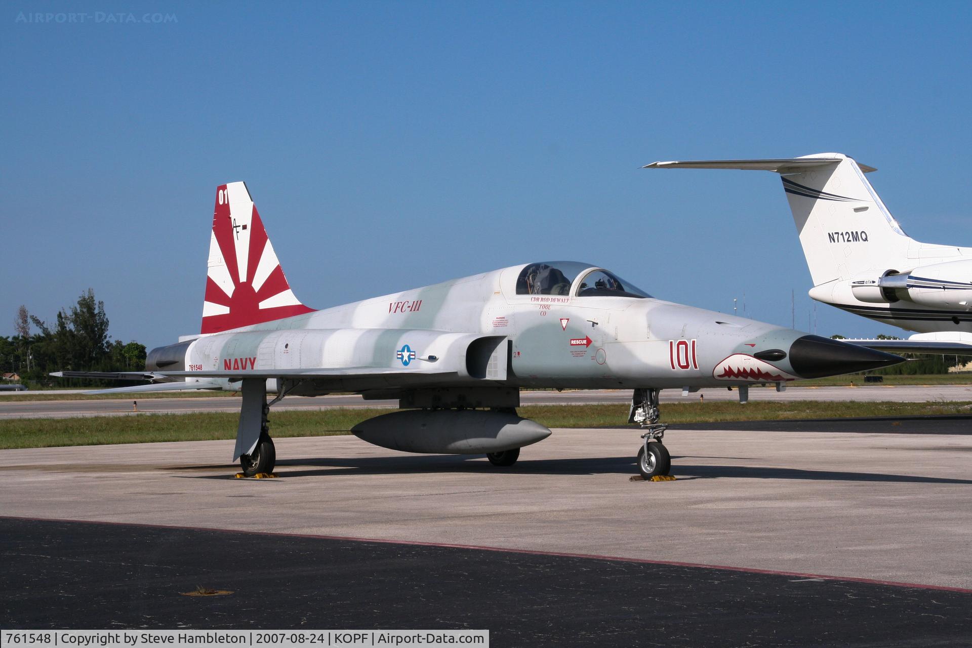 761548, Northrop F-5N Tiger II C/N L.1023, Privately owned F-5 Tiger at Opa Locka