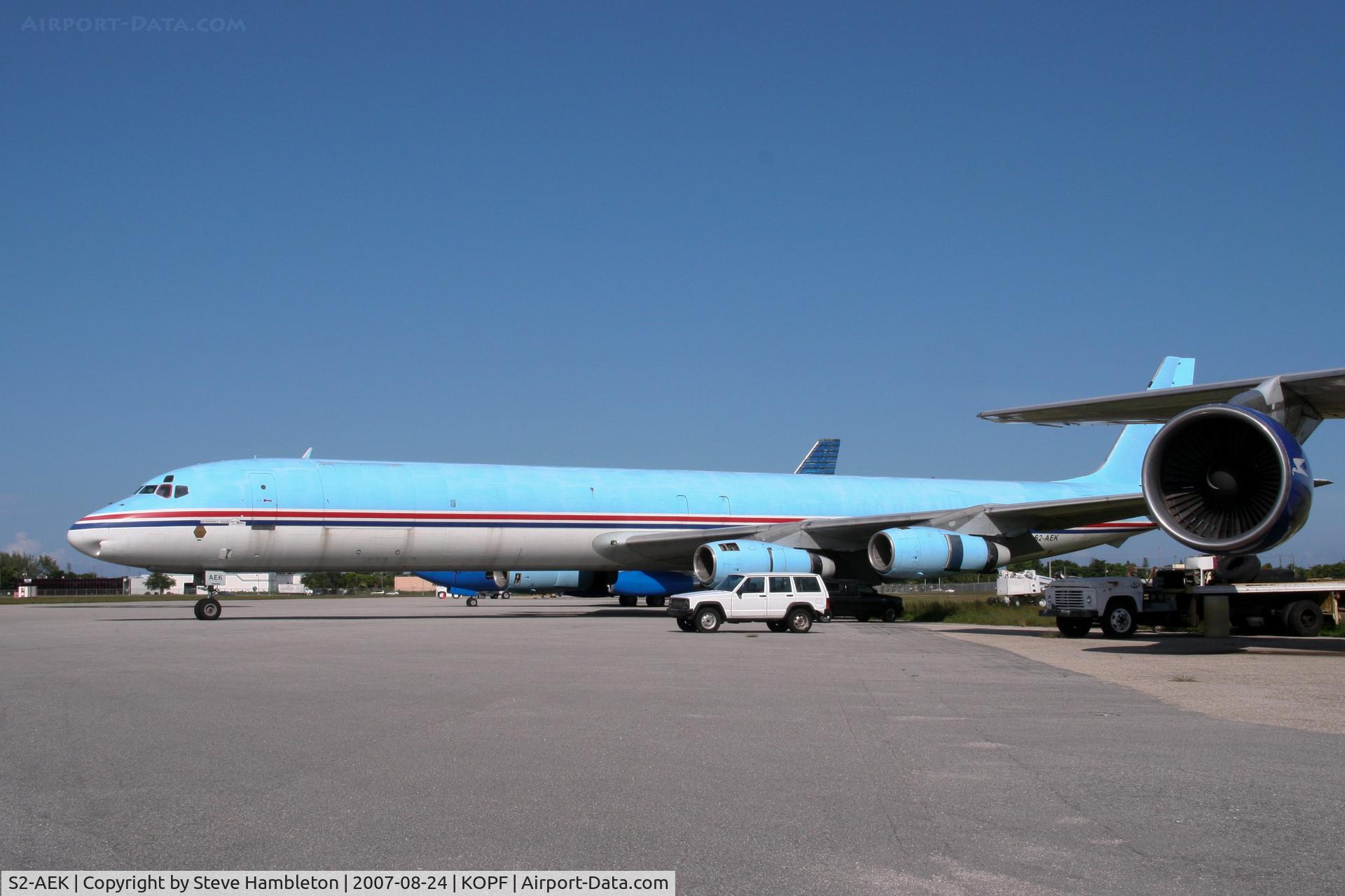 S2-AEK, 1967 Douglas DC-8-61F C/N 45888, Bangladesh registered DC-8