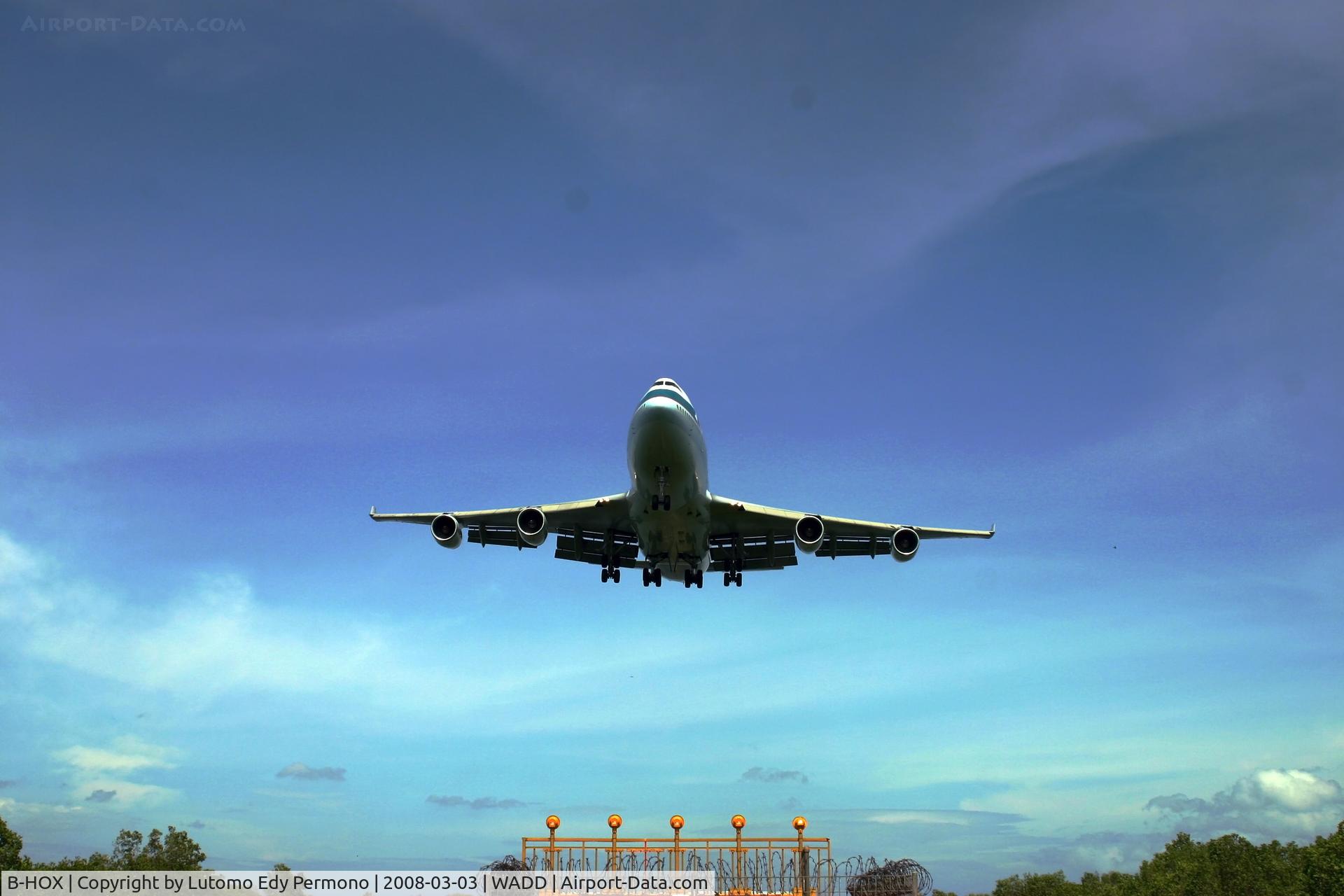 B-HOX, 1991 Boeing 747-467 C/N 24955, Cathay Pacific