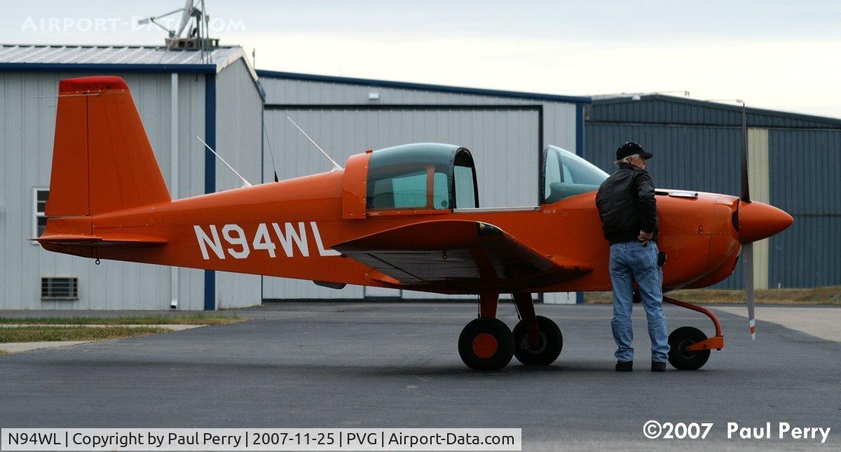 N94WL, 1969 American AA-1 Yankee C/N AA1-0298, Overcast or not, she's a bright one