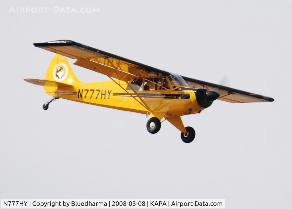 N777HY, 2007 Aviat A-1B Husky C/N 2387, Huskie on Final approach to 35R.