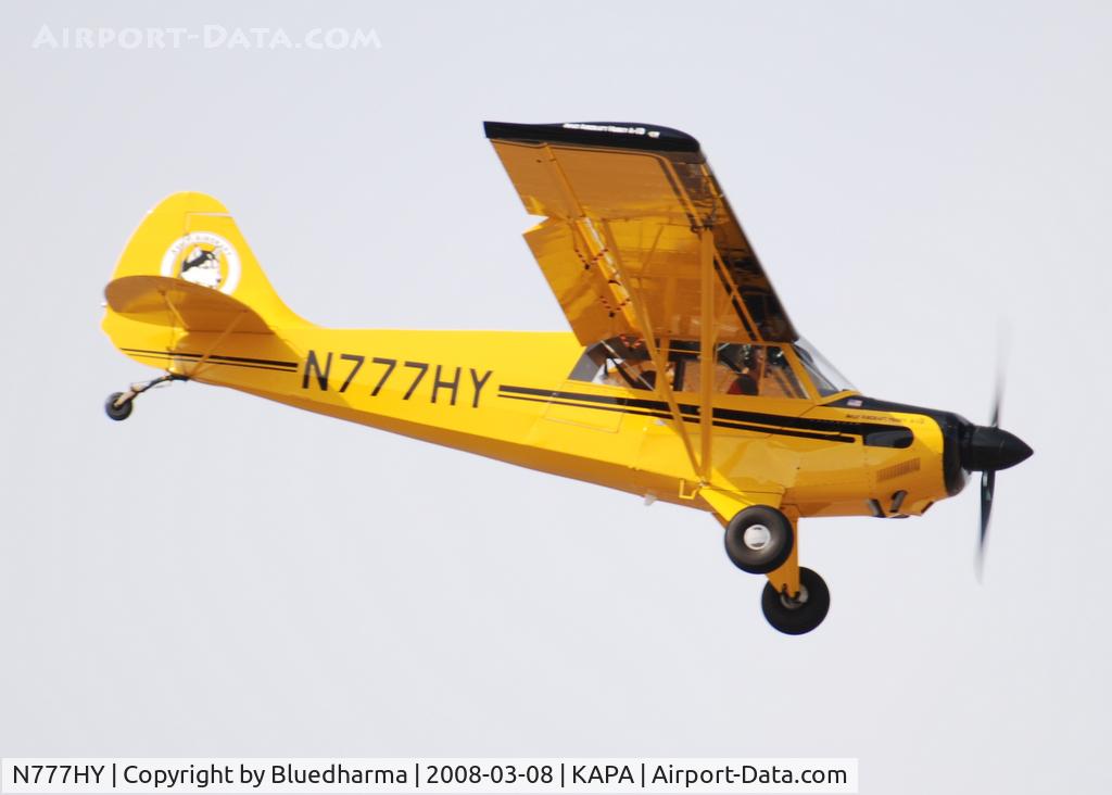 N777HY, 2007 Aviat A-1B Husky C/N 2387, Huskie on Final approach to 35R.