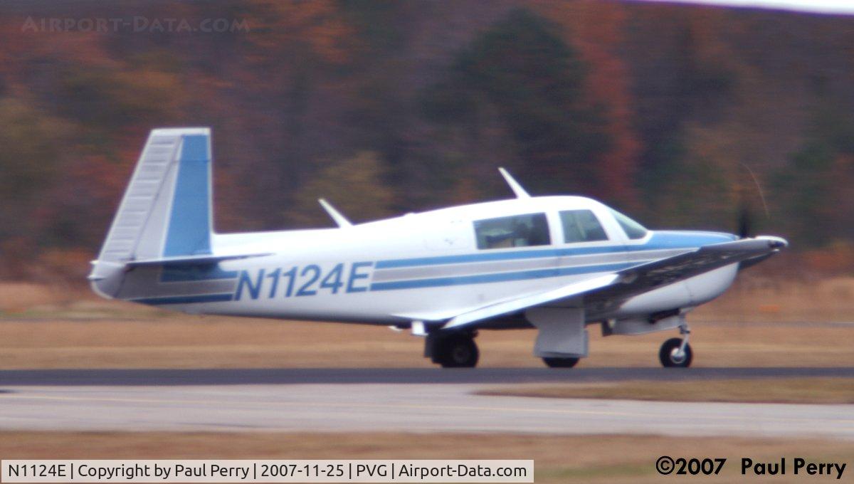 N1124E, 1982 Mooney M20J 201 C/N 24-1338, Rolling out