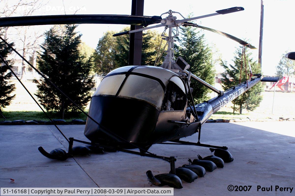 51-16168, 1951 Hiller UH-12B Raven C/N 328, The Raven, looking hazy