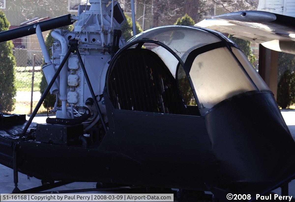 51-16168, 1951 Hiller UH-12B Raven C/N 328, Check out her powerplant!
