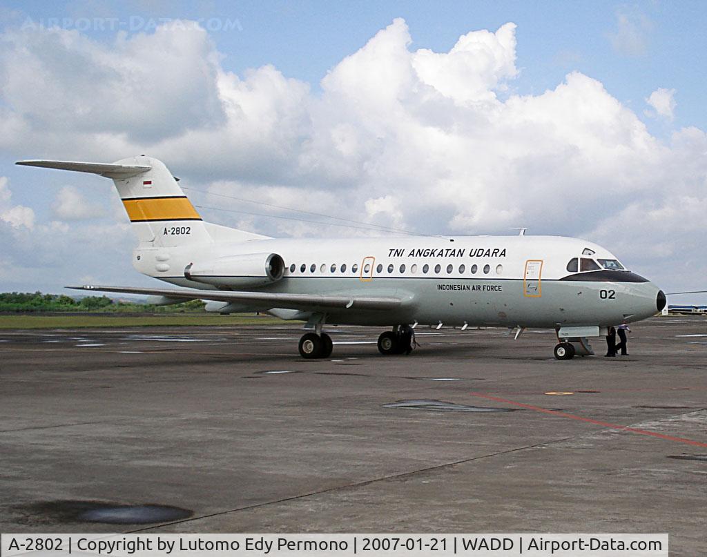 A-2802, 1975 Fokker F.28-3000 Fellowship C/N 11113, Ex Merpati PK-GFR