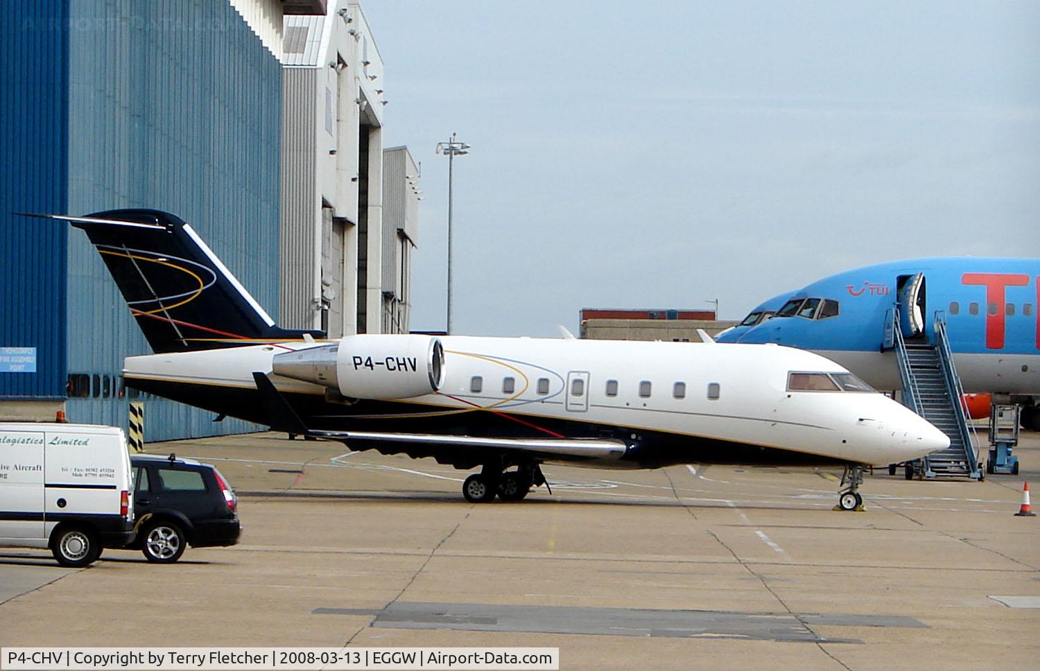 P4-CHV, 2004 Bombardier Challenger 604 (CL-600-2B16) C/N 5580, Aruba registered CL604 Challenger