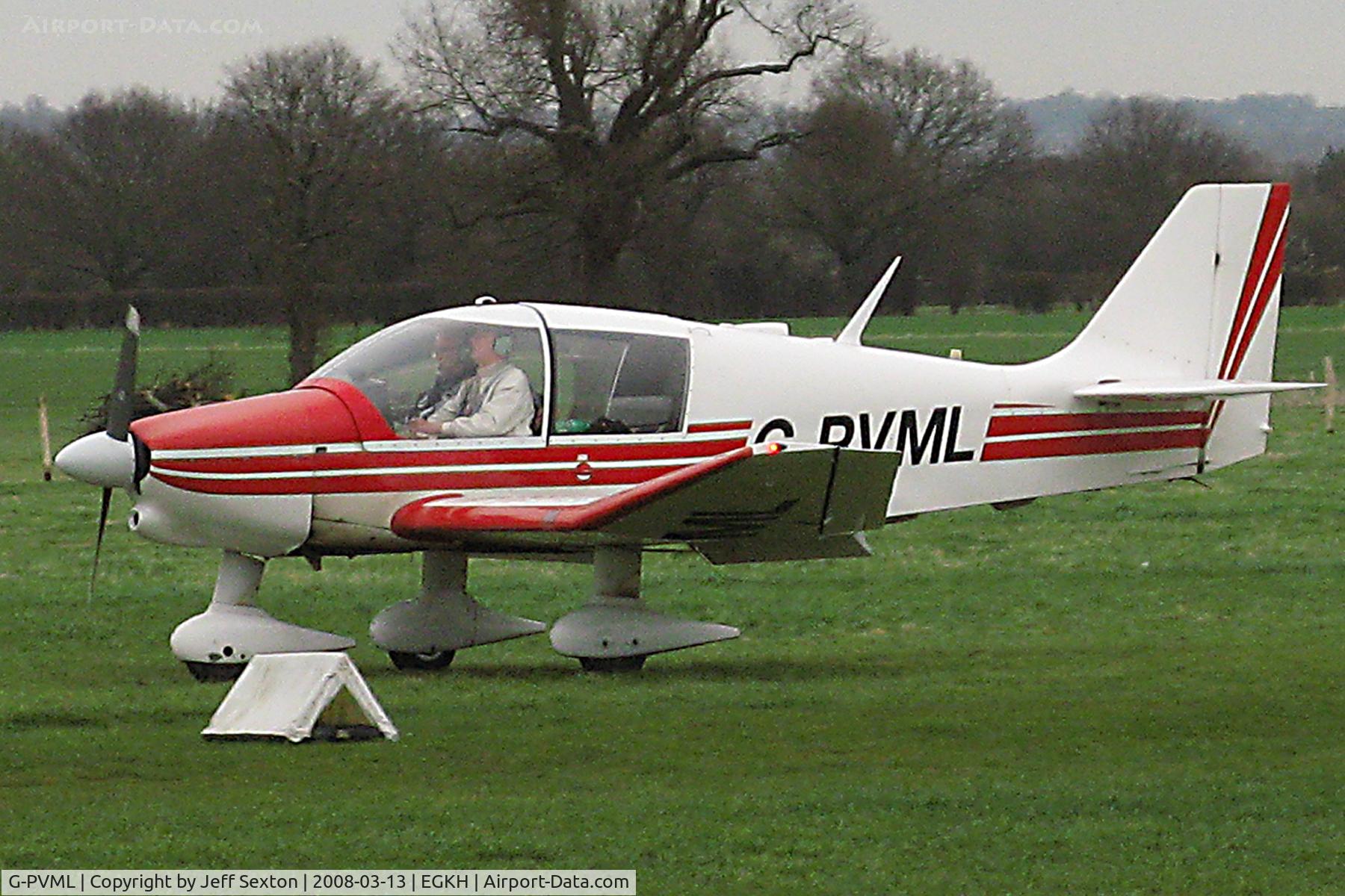G-PVML, 1974 Robin DR-400-140B Major Major C/N 972, Landing at Lashenden/Headcorn UK