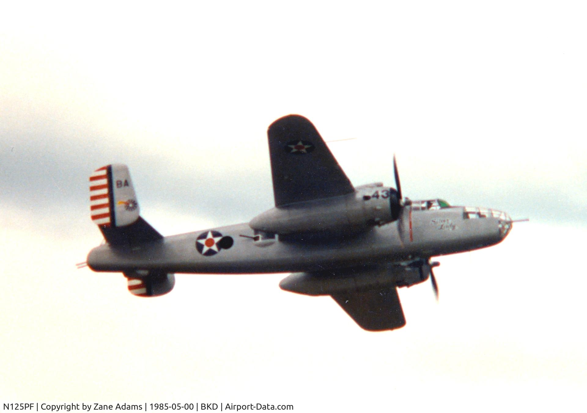 N125PF, 1944 North American B-25J Mitchell Mitchell C/N 108-33731, B-25 Silver Lady at Breckenridge