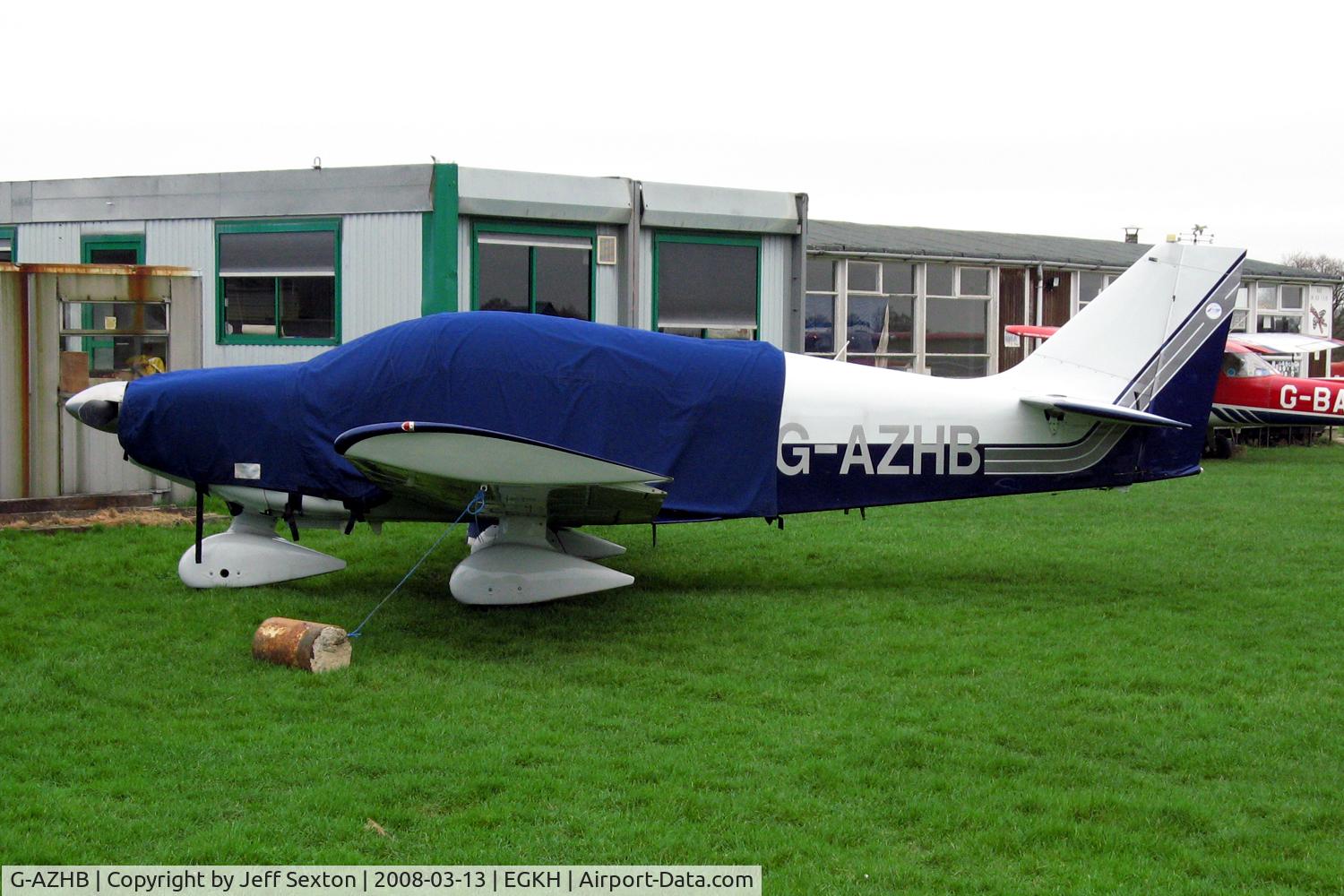 G-AZHB, 1971 Robin HR-100-200B Royale C/N 118, Ready for bad weather!