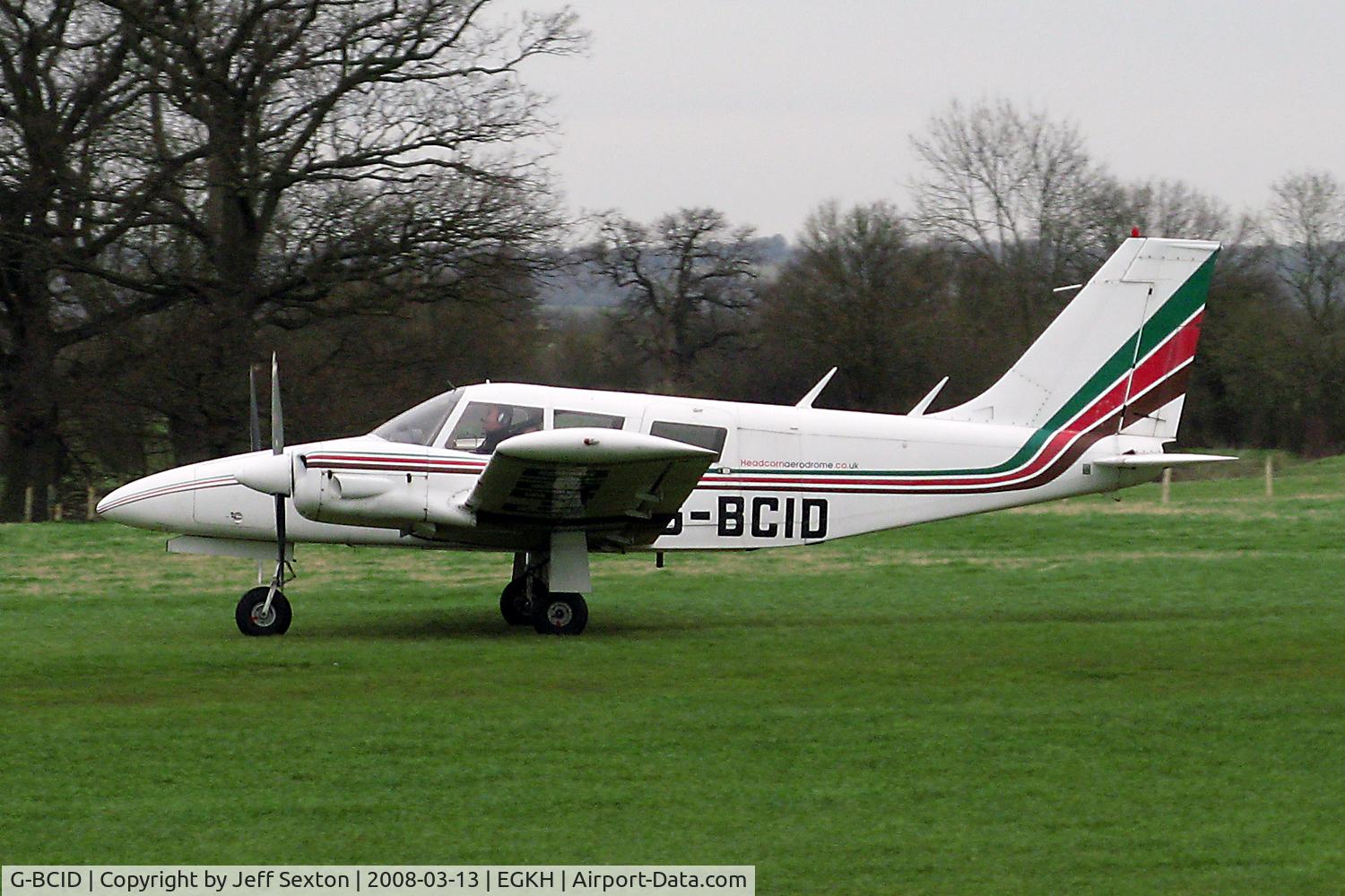 G-BCID, 1972 Piper PA-34-200 Seneca C/N 34-7250303, Lashenden/Headcorn