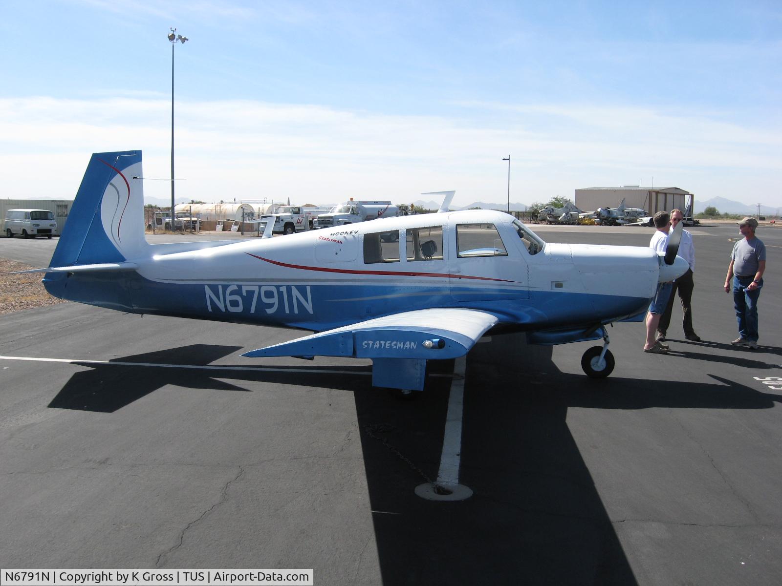N6791N, 1968 Mooney M-20G Statesman C/N 680097, Beautiful Paint Job