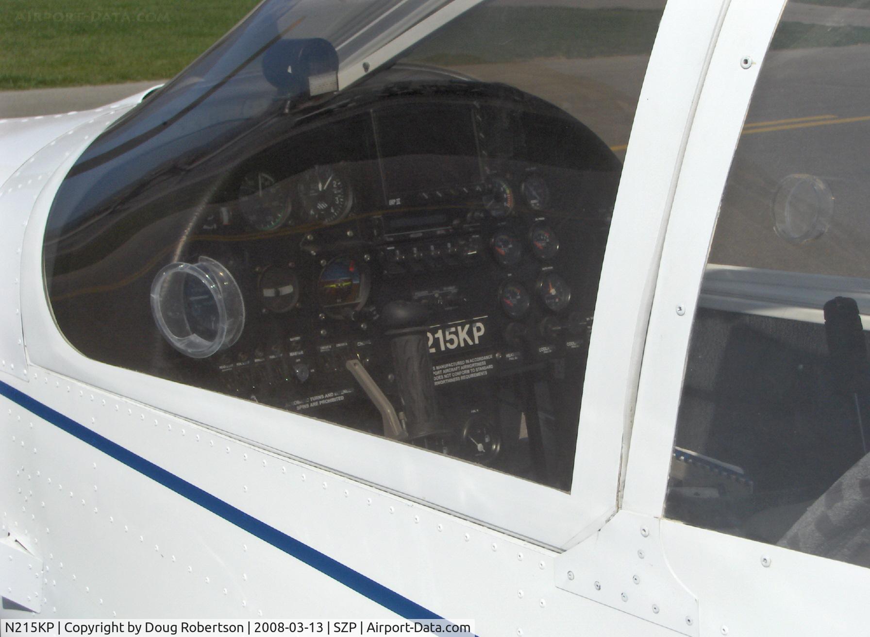 N215KP, 2005 Jihlavan KP-5 C/N 5111129K, 2005 Jihlavan Airplanes Sro KAPPA KP-5, Rotax 912S 100 Hp, stick control with hand brake