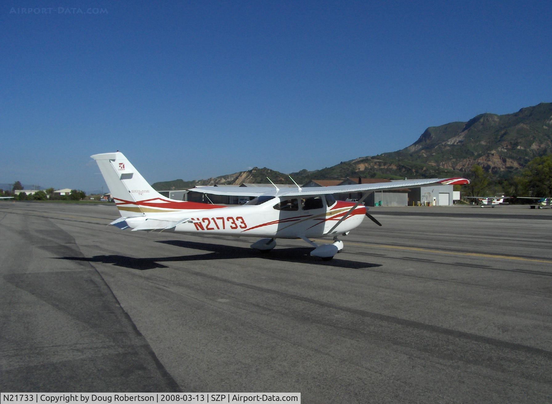 N21733, 2007 Cessna T182T Turbo Skylane Turbo Skylane C/N T18208706, 2007 Cessna T182T TURBO SKYLANE, Lycoming TIO-540-AK1A 235 Hp
