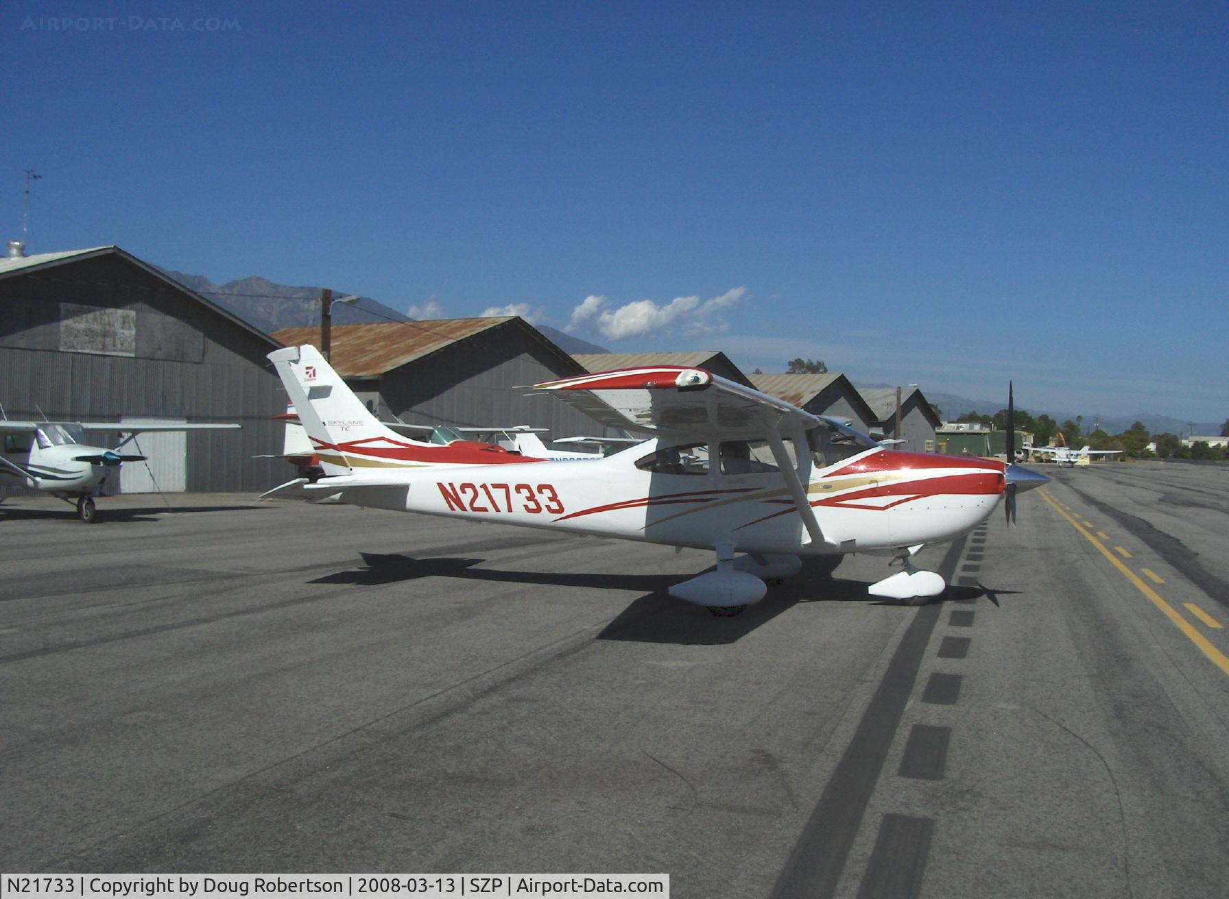 N21733, 2007 Cessna T182T Turbo Skylane Turbo Skylane C/N T18208706, 2007 Cessna T182T TURBO SKYLANE, Lycoming TIO-540-AK1A 235 Hp