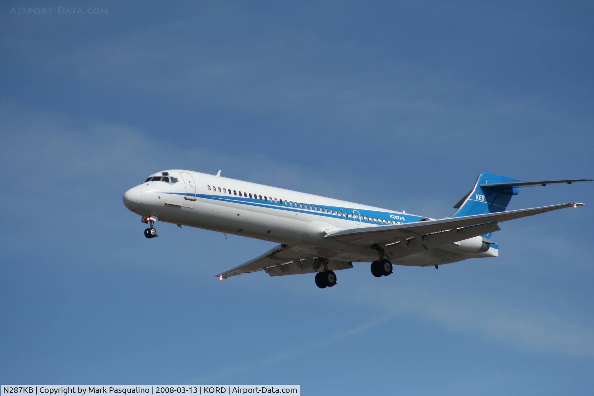 N287KB, 1987 McDonnell Douglas DC-9-87 (MD87) C/N 49768, MD-87