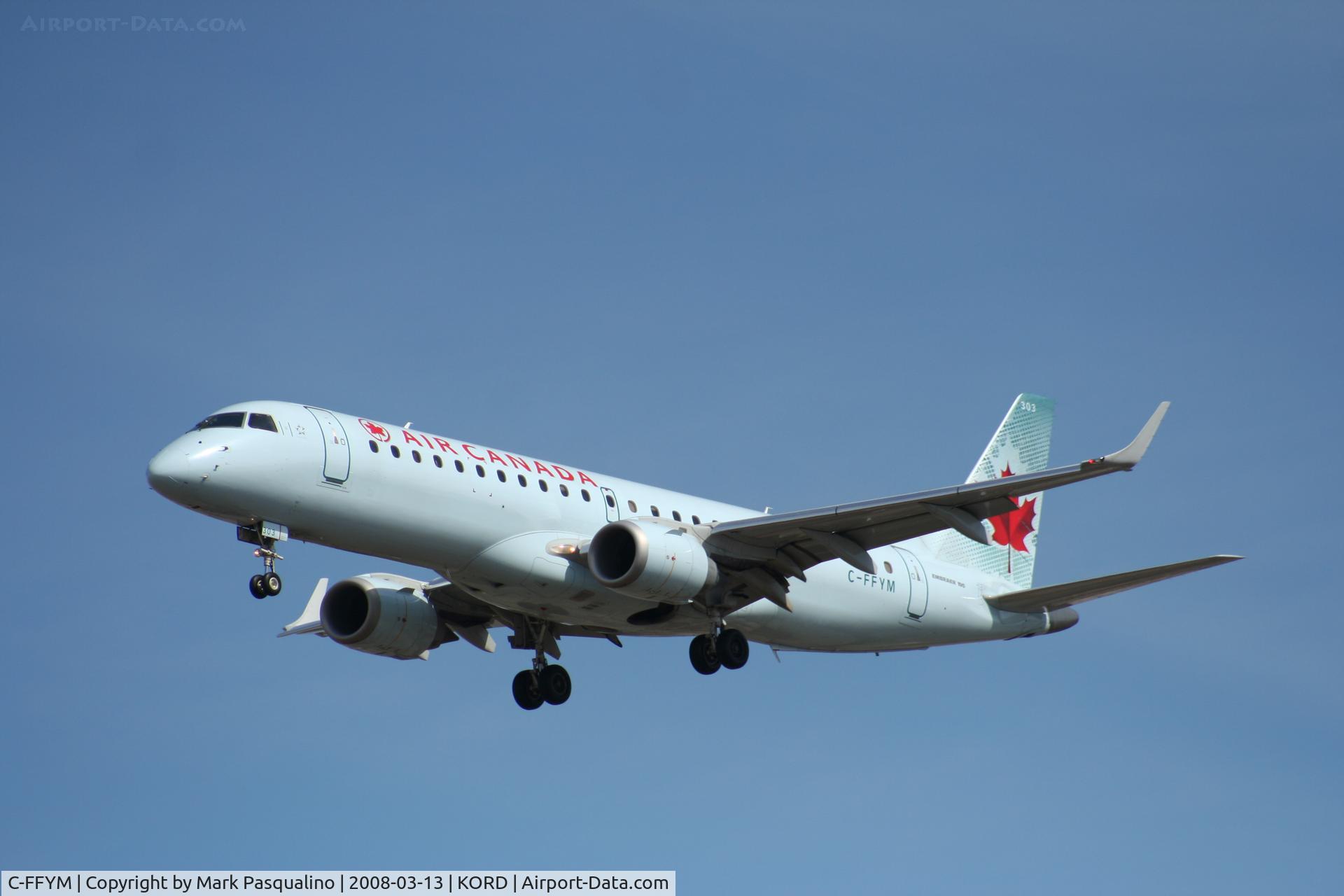 C-FFYM, 2005 Embraer 190AR (ERJ-190-100IGW) C/N 19000015, ERJ 190-100 IGW
