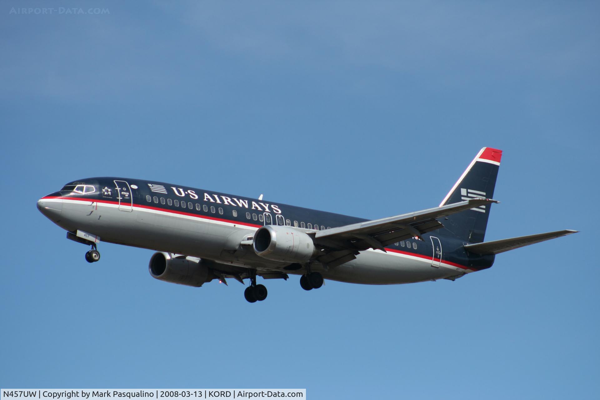 N457UW, 1991 Boeing 737-4B7 C/N 25021, Boeing 737-400