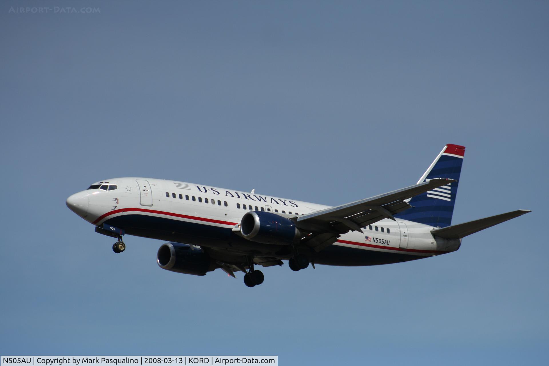 N505AU, 1987 Boeing 737-3B7 C/N 23380, Boeing 737-300