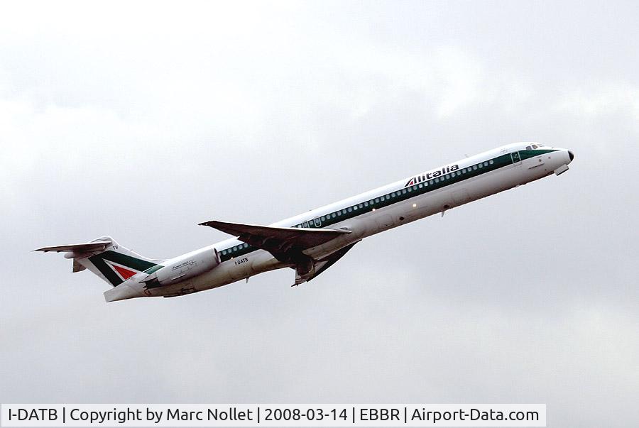 I-DATB, 1994 McDonnell Douglas MD-83 (DC-9-83) C/N 53221/2079, Taking of at Brussels Airport