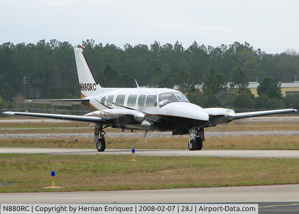 N880RC, 1973 Piper PA-31-350 Chieftain C/N 31-7305022, Mr. Enriquez snapped this beautiful shot while we taxied onto the ramp at 28J. pilot-Michael Travis and Wayne Powell.