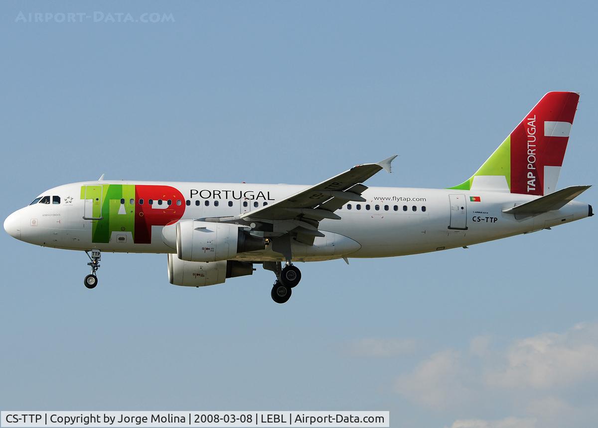CS-TTP, 2000 Airbus A319-111 C/N 1165, 